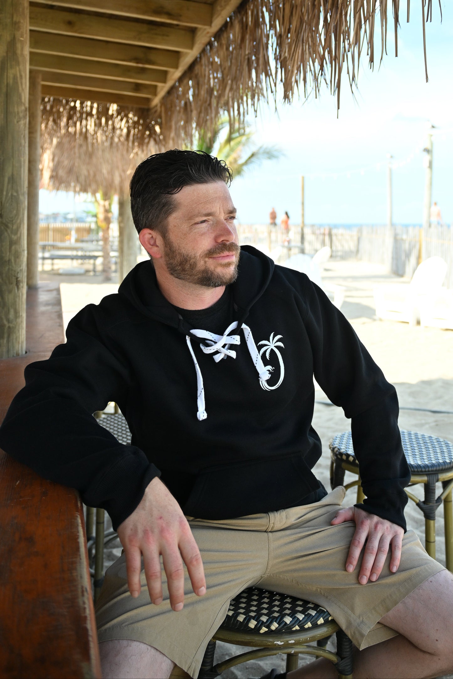 Jenks Club Lace-Up Hoodie